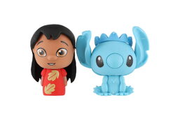 Lilo and Stitch 3D figurky puzzle 2ks guma mix druhů v plastové krabičce 12ks v boxu