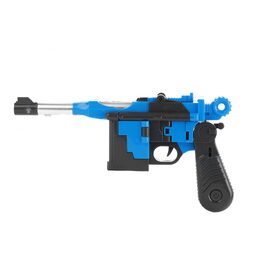 Transformer pistole/robot plast 14-16cm 2 barvy na kartě