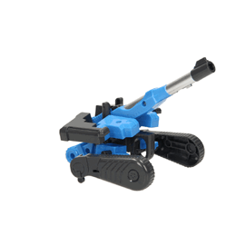 Transformer pistole/robot plast 14-16cm 2 barvy na kartě