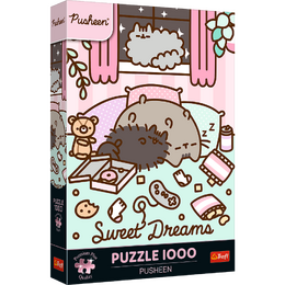 Puzzle Premium Plus: Pusheen 1000 dílků 48x68,3cm v krabici 27x40x6cm