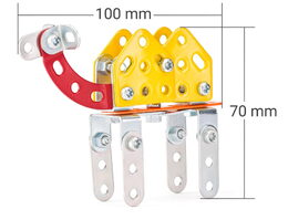 Stavebnice MERKUR Velbloud mini 45ks v krabici 13x18,5x3cm