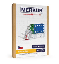 Stavebnice MERKUR Nosorožec mini 49ks v krabici 13x18,5x3cm