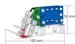 Stavebnice MERKUR Nosorožec mini 49ks v krabici 13x18,5x3cm