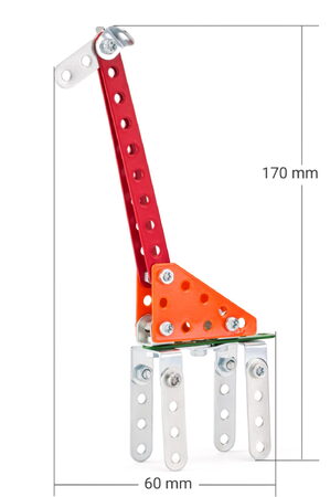 Stavebnice MERKUR Žirafa mini 42ks v krabici 13x18,5x3cm