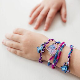 Kreativní sada Vyrob si náramky Stitch v krabičce 17,5x24,5x3,5cm