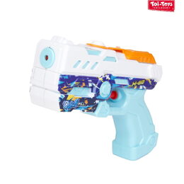 Vodní pistole plast 16cm 3 barvy v krabičce 17x5,5x14,5cm
