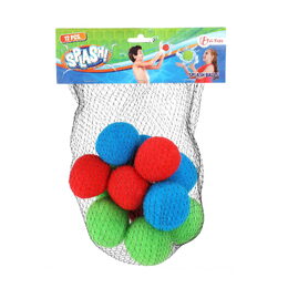 Vodní bomby 12ks látka 5cm v síťce