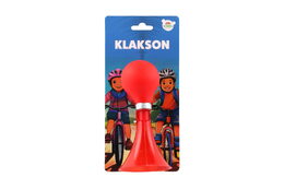 Klakson trumpeta na kolo 14cm 5 barev na kartě 10,5x22cm