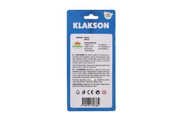 Klakson trumpeta na kolo 14cm 5 barev na kartě 10,5x22cm