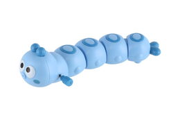 Červík/housenka vrtící plast 15cm na klíček 6 barev 6ks v boxu