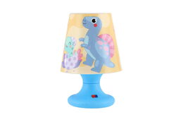 Mini lampička s dinosaurem na stůl plast 8x11cm na baterie 4 druhy 12ks v boxu