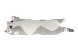 Kočka/Kočička ležící plyš 65x18cm 3 barvy