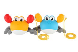 Krab lezoucí na natažení plast 20x12cm 2 barvy 6ks v boxu