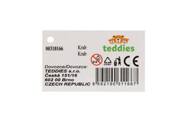 Krab lezoucí na natažení plast 20x12cm 2 barvy 6ks v boxu