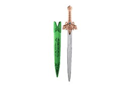 Meč elfí v pouzdře plast 54cm na kartě