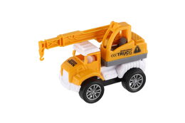 Auto stavební mini 6ks plast 7-8cm na zpětné natažení v sáčku