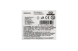 Míč fotbalový nafouknutý šitý 23cm v síťce