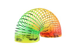 Spirála/pružina dinosaurus plast průměr 7,5cm v sáčku 12ks v boxu