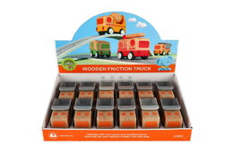 Auto nákladní dřevo na setrvačník 11cm 12ks v boxu 18m+