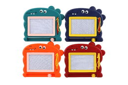 Magnetická tabulka kreslící plast 15x13cm 4 barvy v sáčku 24ks v boxu