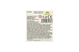 Magnetická tabulka kreslící plast 15x13cm 4 barvy v sáčku 24ks v boxu