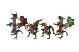 Figurka drak plast 12x16cm mix druhů 12ks v boxu