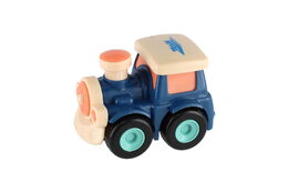 Dopravní prostředek plast 7x11cm na setrvačník 4 druhy 8ks v boxu