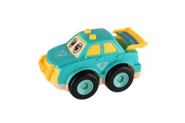 Dopravní prostředek plast 7x11cm na setrvačník 4 druhy 8ks v boxu