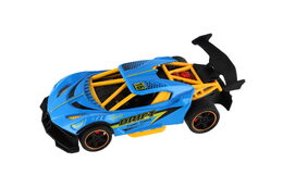 Auto závodní kov/plast 14cm na zpětné natažení 4 barvy 8ks v boxu