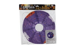 Lampion koule Halloween papír průměr 30cm v sáčku (bez hůlky) 4 druhy karneval