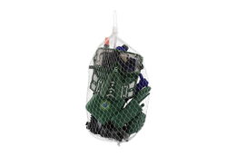 Vojenská sada samopal klapací plast 32cm s doplňky v síťce