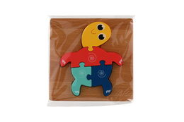 Vkládačka dřevěná zvířátka mix druhů v sáčku