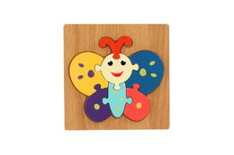 Vkládačka dřevěná zvířátka mix druhů v sáčku