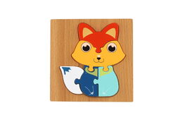 Vkládačka dřevěná zvířátka mix druhů v sáčku