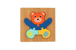 Vkládačka dřevěná zvířátka mix druhů v sáčku