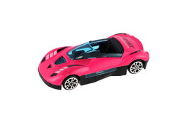 Auto závodní mini kov/plast 7cm na volný chod 6 barev 24ks v boxu