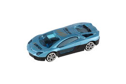 Auto závodní mini kov/plast 7cm na volný chod 6 barev 24ks v boxu