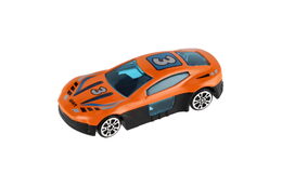 Auto závodní mini kov/plast 7cm na volný chod 6 barev 24ks v boxu