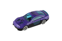 Auto závodní mini kov/plast 7cm na volný chod 6 barev 24ks v boxu