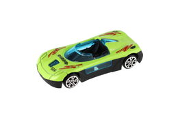 Auto závodní mini kov/plast 7cm na volný chod 6 barev 24ks v boxu