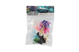 Mořská zvířátka 10ks plast 2 barvy v sáčku