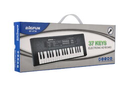 Pianko/Varhany/Klávesy 37 kláves plast 40cm napájení na USB + mikrofon v krabici 41,5x16x4,5cm