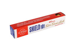 Míčky na stolní tenis 6ks SHIELD 4cm bezešvé žluté v krabičce 24x4cm
