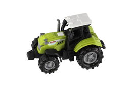 Traktor s valníkem plast 26cm na volný chod na baterie se zvukem, světlem 6ks v boxu