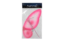 Křídla motýlí s hůlkou nylon 2 barvy v sáčku 30,5x46x1cm karneval