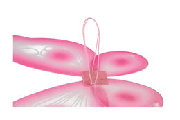 Křídla motýlí s hůlkou nylon 2 barvy v sáčku 30,5x46x1cm karneval