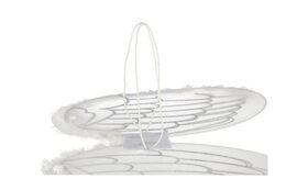 Křídla anděl s hůlkou nylon v sáčku 30,5x46x1cm karneval