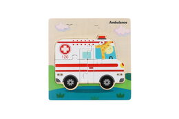 Vkládačka dřevěná dopravní prostředky mix druhů v sáčku