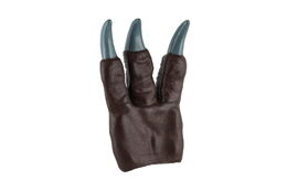 Dinosaurus tlapa/drápy na ruku guma 15x23cm 3 druhy 12ks v boxu karneval