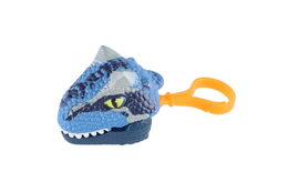 Přívěsek na klíče hlava dinosaurus kousací plast 6cm na setrvačník 6 druhů 12ks v boxu